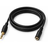 1.5 Metre 3.5mm Erkek Dişi Ses Uzatma Kablosu Altın Uçlu Stereo Aux Kulaklık Hoparlör Telefon Bilgisayar Uyumlu Tak Çalıştır Audio Uzatma Kablosu