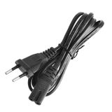 1.5 Metre C8 Teyp Işıldak Fişi Power Güç Kablosu Teyp Fişi 2x0.75