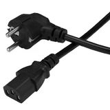 1.5 Metre Pc Power Güç Kablosu 3X0.50mm Iec-60320 C13 (Dişi) - Schuko/Tip F (Erkek) Fiş Uçlu