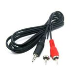 1.5 Metre Ses Sistemi Kablosu Stereo Aux To 2 Rca K-1
