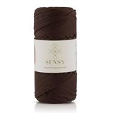 1.5 Mm - 100 gr Polyester Makrome Ipi 150 M Polyester Makrome Ip Supla Ip Ve Çanta Ipliği (Kahverengi)