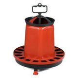 1.5kg Asmalı Otomatik Yemlik Tavuk-Güvercin-Civciv-Bıldırcın - Kırmızı - 1 Adet
