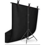 1.5X2M T Stand Siyah Fon Perde 3 Mandal