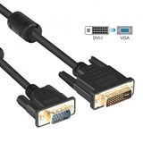 1.8 Metre Dvı To Vga Kablo 18+1 Dvi Vga Kablo