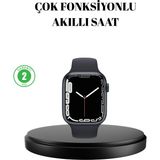 1.9 Inç Akıllı Saat – Bluetooth 5.0, Kablosuz Şarjlı, IP68 Su Geçirmez Akıllı Saat
