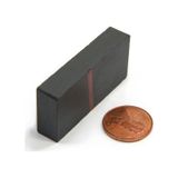 1 Ad 74mm X 25mm X 15mm Büyük Güçlü Ferrit Kömür Seramik Mıknatıs