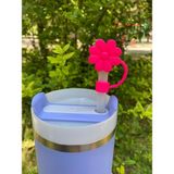 1 Adet 10 mm Stnley Için Silikon Pipet Tıpası Kapağı Şekilli Quencher Pipet Tıpası, Silikon Kapak Sızdırmazlık Önleyici Silikon1 Silikonkapak - Fuşya