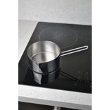 1 Adet 14 cm 304 Paslanmaz Çelik Kaçerola Sütlük ve Sosluk 14X7 cm Mini Yumurta Tavası - Metalik Gri