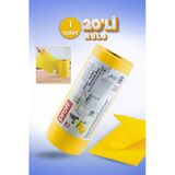 1 Adet 20'Li Rulo %100 Mikrofiber Kopar Kullan Çok Amaçlı Temizlik Bezi - Ekonomik Ve Pratik Hijyen