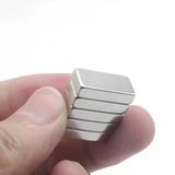 1 Adet 20X10x5 Mm Neodyum Magnet N35 Güçlü Mıknatıs Köşeli Dayanıklı Nikel Kaplama