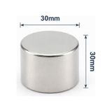1 Adet - 30x30 Mm Neodyum Mıknatıs Neodim Magnet Yuvarlak