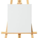 1 Adet 35X50 cm Tuval, Palet ve Fırça Temizleyici Set - Çok Renkli