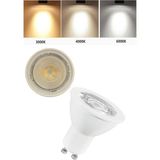 1 Adet 7 Watt, 4000 Kelvin, Çok Kaliteli GU10 Duy LED Ampul, Yüksek Lümen 4000 Kelvin GU10 Duy Ampul - 1 - 10 W - Soğuk Beyaz