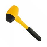 (1 Adet) 700 Gram 30 Cm Kauçuk Lastik Tokmak Plastik Çekiç Fayans Mermer Parke Çekici