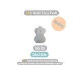 1 Adet 8X5 Cm Çıtçıt Uçlu Tens Pedi - Tens Elektrot Pedi - Tens Elektrodu