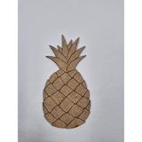 1 Adet Ahşap Meyve Sebze Boyama Ananas Okul Dıy Etkinlik Aktivite Yerli Malı 10 cm