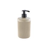 1 Adet Akrilik Sıvı Sabunluk Mutfak Banyo Sabunluk Seti- 450 ml CAM DEĞİLDİR- Bej