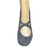 1 Adet Bayan Kaydırmaz Tabanlı Peluş Yoga Pilates Fitness Çorabı - Antrasit - 36 - 40