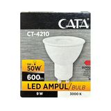 (1 Adet) Cata 9W (50W) Sarı Işık (3000K) Dim Edilebilir Gu10 Duylu Led Spot Ampul
