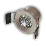 1 Adet Cata Ct 5270 Yıldız 1.5W Sıva Altı Led Spot Satin Kasa Beyaz Işık 6400K Teşhir Vitrin