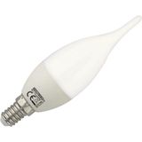 1 Adet Çok Kaliteli E14 Duy 5 Watt, 6400 Kelvin Beyaz Işık Led Ampul, Avize, Şamdan Ampulü Mum Ampul