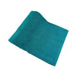 1 Adet Denizli Çeyiz Mikrofiber El-Yüz-Kuaför-Spor Havlusu Saç Boyası Tutmayan Düz Desenli - Turkuaz - 50 x 90 cm