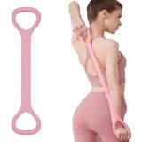 1 Adet Figür 8 Fitness Direnç Bandı, Elastik Halat Streç Fitness Bandı Kol-Sırt-Omuz Egzersiz Halatı Antrenman Aleti Kadınlar Yoga Pilates Vücut Için - Option-1