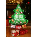 1 Adet Folyo Noel Baba Balonu Yılbaşı Süsü Çam Ağacı Süsleri Yılbaşı Hediyeleri 80-55 cm