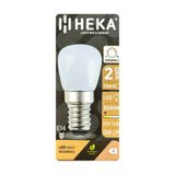 (1 Adet) Heka 2W (14W) 3000K (Sarı Işık) E14 Duylu (İnce Duy) Dim Edilebilir Soft Led Mini Ampul