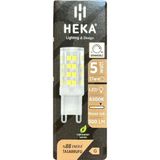 (1 Adet) Heka 5W (37W) 6500K (Beyaz Işık) G9 Duylu Dim Edilebilir Led Kapsül Ampul