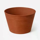 (1 Adet) Kahverengi Renk Kırılmaz Esnek Plastik Balkon Saksısı 12 Cm Orkide Genel Kullanım Saksı