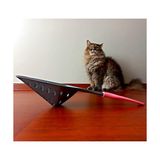 1 Adet Kedi Kumu Eleme Küreği, Küçük Delikli Ince Taneli Dar Aralıklı Pet Tuvalet Temizleme Eleği Süzgeç (Gri-Pembe) - Option-1