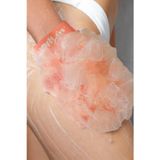 1 Adet Köpük Banyo Lifi Çift Taraflı Hamam Kesesi Peeling Eldiveni %100 Floş Ipek