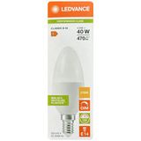 (1 Adet) Ledvance 4,9W Sarı Işık (2700K) E14 Duylu (İnce Duy) Dim Edilebilir Led Ampul