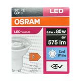 (1 Adet) Ledvance 6,9W Günışığı-Ilık Beyaz (4000K) Gu10 Duylu Led Spot Ampul