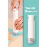 1 Adet Manuel Vakum Pompası Beyaz