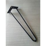 1 ADET-Metal Firkete Ayak-Siyah Renk-MFA2 - 38,5 cm