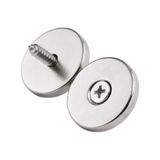 1 Adet Mıknatıs, D25x10/5,5x5mm Vida Atılabilir Havşa Delikli Güçlü Neodyum Mıknatıs