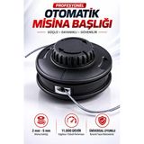 1 Adet Motorlu Tırpan Uyumlu Misina Başlığı Plastik Otomatik Tırpan Kafası Ot Motoru Ot Çim Biçme Bıçkı