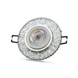 1 Adet Noas Yl65 1677 Hektor Led Çerçeveli 4000K Kristal Cam Spot Gu10 Duy Vitrin