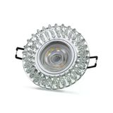 1 Adet Noas Yl65 1727 Troya Led Çerçeveli 4000K Kristal Cam Spot Gu10 Duy Vitrin