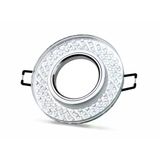 1 Adet Noas Yl65 1787 Adonis Led Çerçeveli 4000K Yuvarlak Kristal Cam Spot Gu10 Duy Vitrin