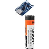 1 Adet Orion Li-Ion Pil ve TP4056 Type-C Korumalı 18650 Pil Şarj Devresi