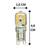 (1 Adet) Osaka 3W Sarı Işık (3000K) Dim Edilebilir G9 Duylu Led Kapsül Ampul