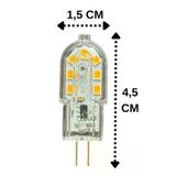(1 Adet) Osaka 3W Sarı Işık (3000K) G4 Duylu Led Kapsül Ampul