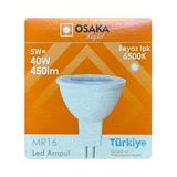 (1 Adet) Osaka 5W (40W) Beyaz Işık (6500K) G4 Duylu (İğne Bacak) Led Çanak Ampul