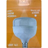 (1 Adet) Osaka 60W (350W) Beyaz Işık E27 Duylu (Kalın Duy) Led Torch Ampul