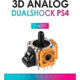 1 Adet Ps4 3D Analog Joystick Motor Playstation 4 Dualshock Kol Tamir Yedek Parça - Siyah
