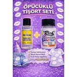 1 Adet Rich Beyaz Kumaş Boyası+Kumaş Boyası Sabitleme (Öpücüklü Tişört Boyası Özel Set)