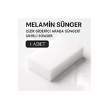 1 Adet Sihirli Sünger, Torpido Süngeri, Ayakkabı Süngeri, Melamin Sünger, Yazı Silen Duvar Süngeri